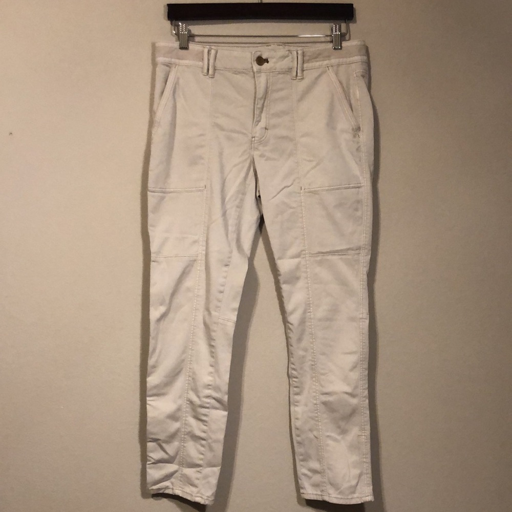White House Black Market Size 8 Straight Crop Pants